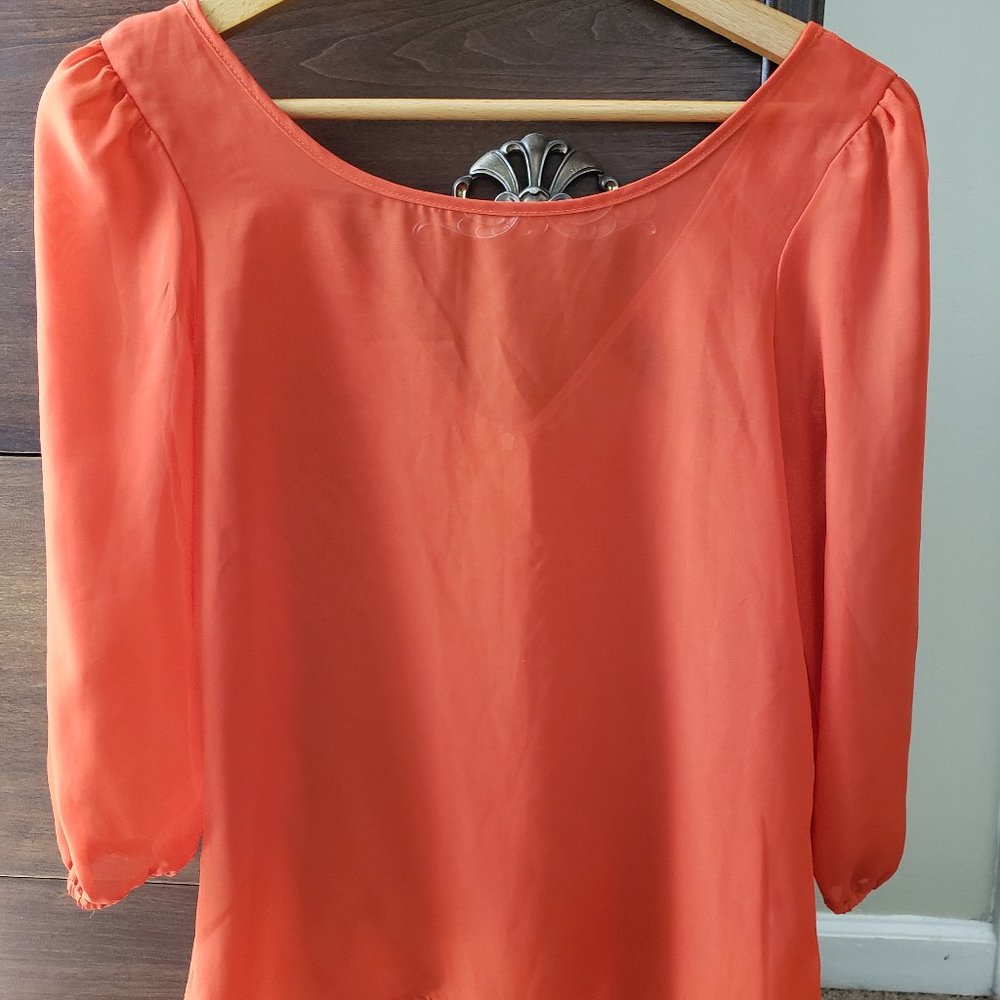 Blue Rain Sheer Blouse